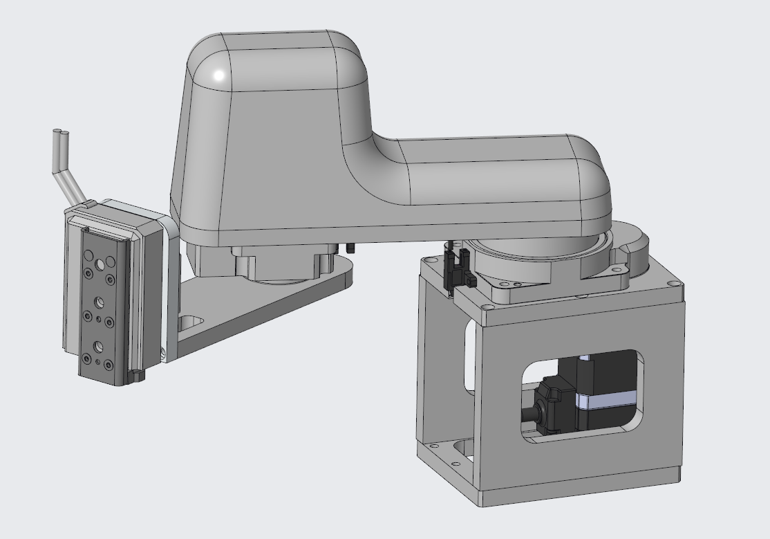N311021 SCARA 1kg Robotic Arm 3D Drawing STEP Format