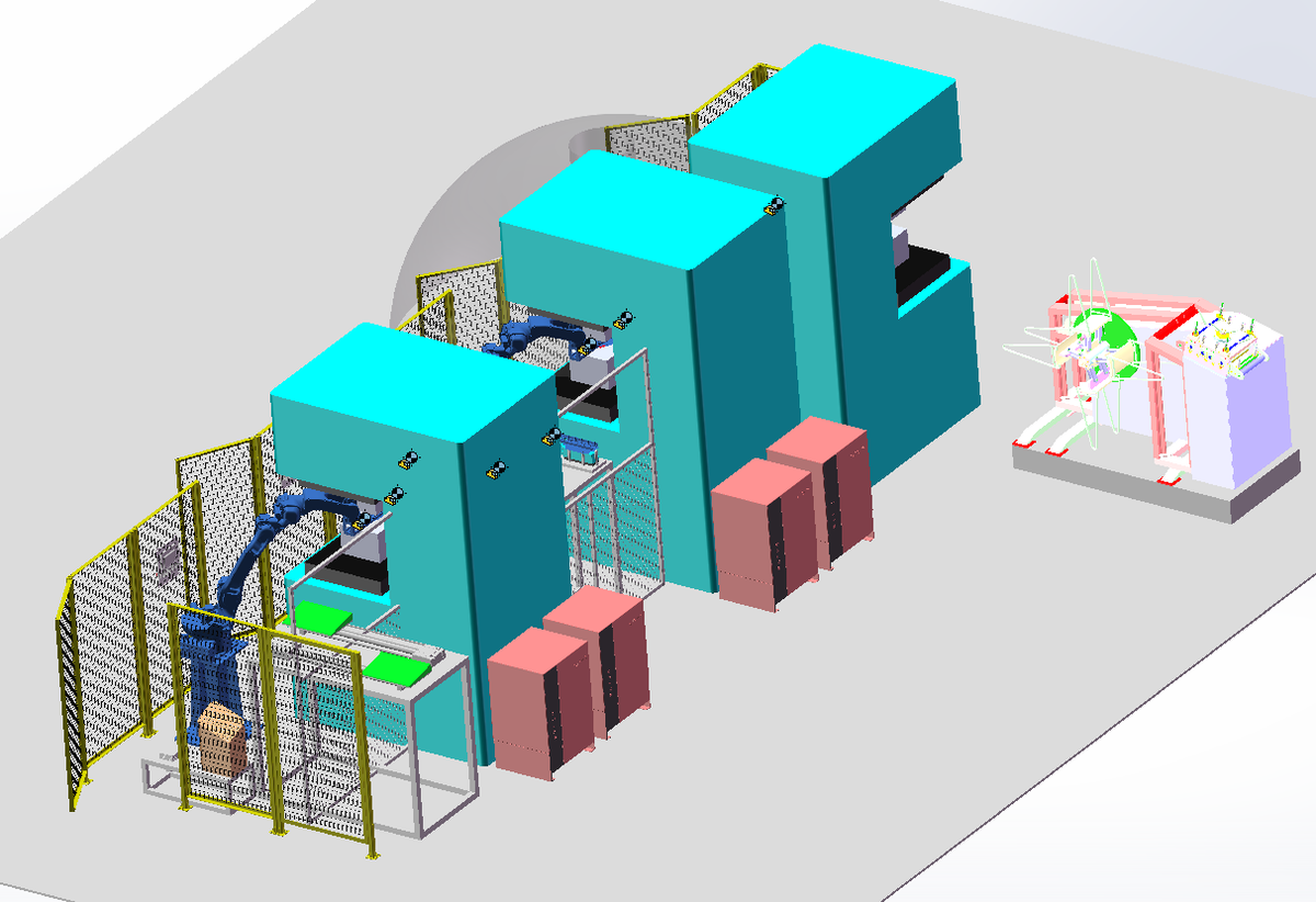 N311032 Loading & Unloading Solution for Stamping Line Robot