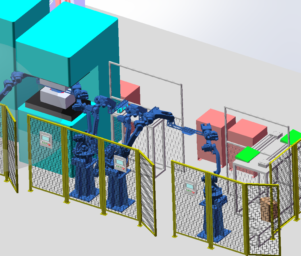 N311032 Loading & Unloading Solution for Stamping Line Robot