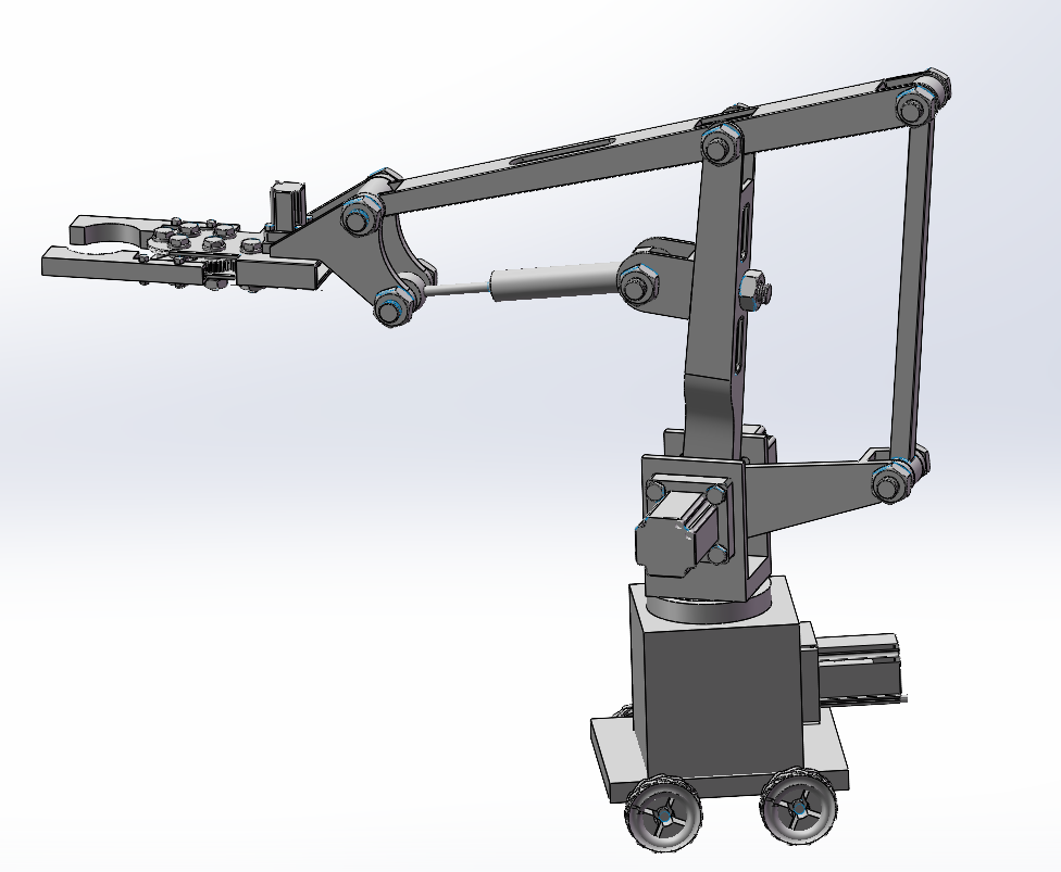 N311037 Multi-Link Manipulator (UG8.5 Fully Parametric Design with Simulation Source Files)