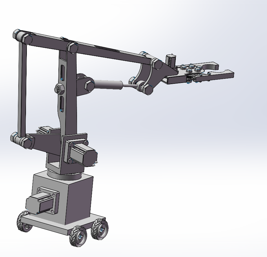 N311037 Multi-Link Manipulator (UG8.5 Fully Parametric Design with Simulation Source Files)