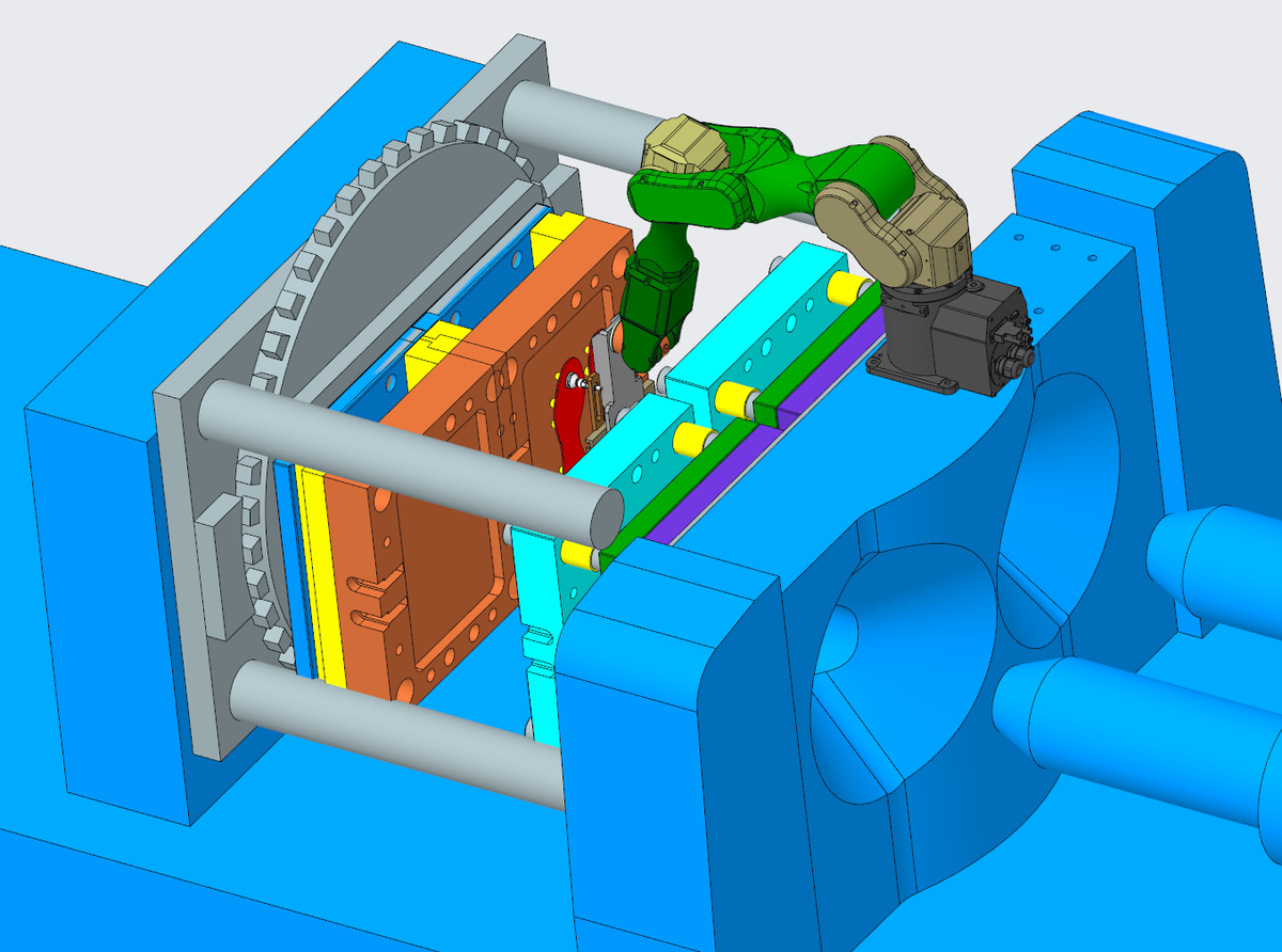 N311056 Automatic Robot Production Injection Mold