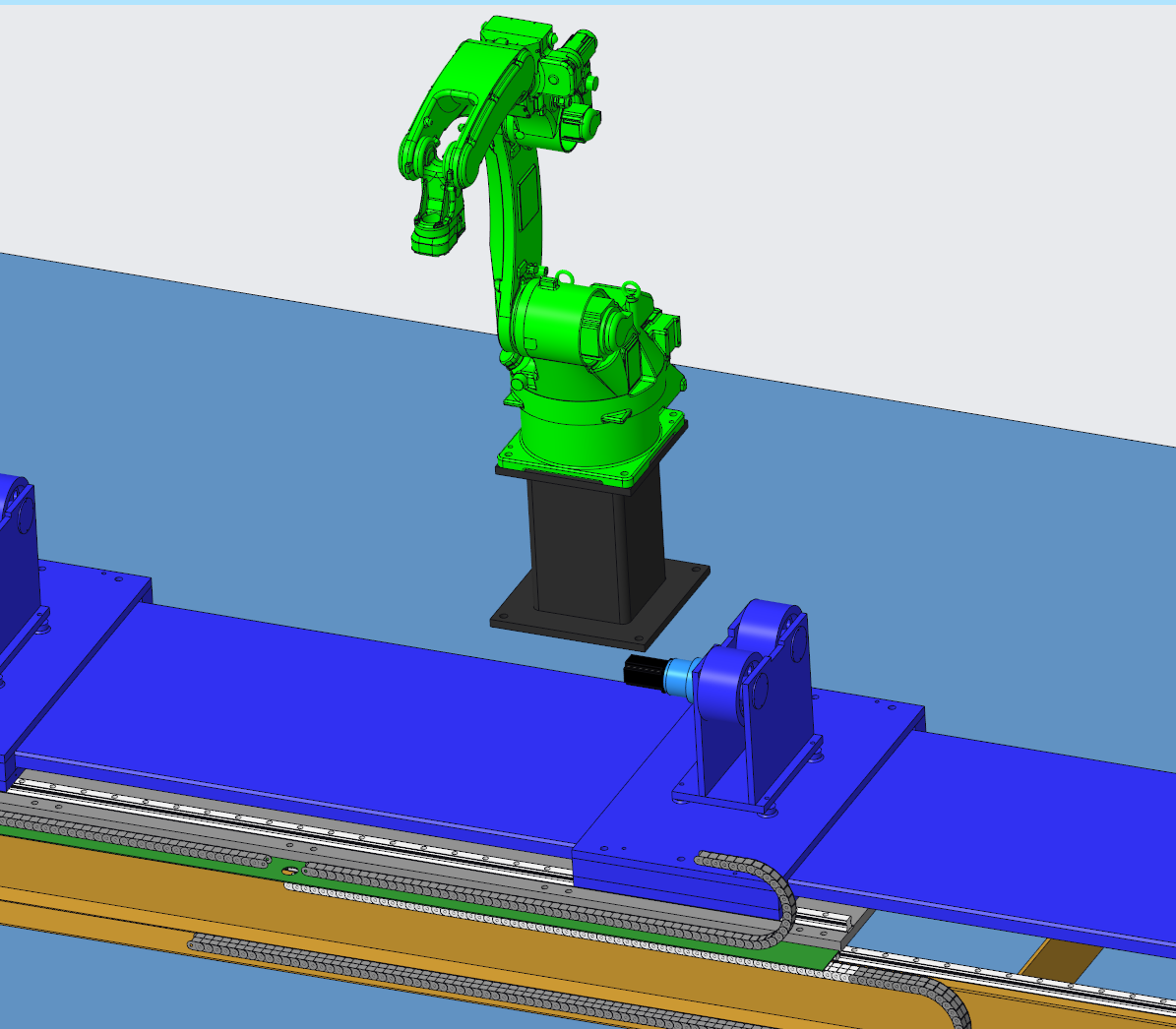 N311071 Automatic Welding Robot & Linked Welding Platform (X_T)