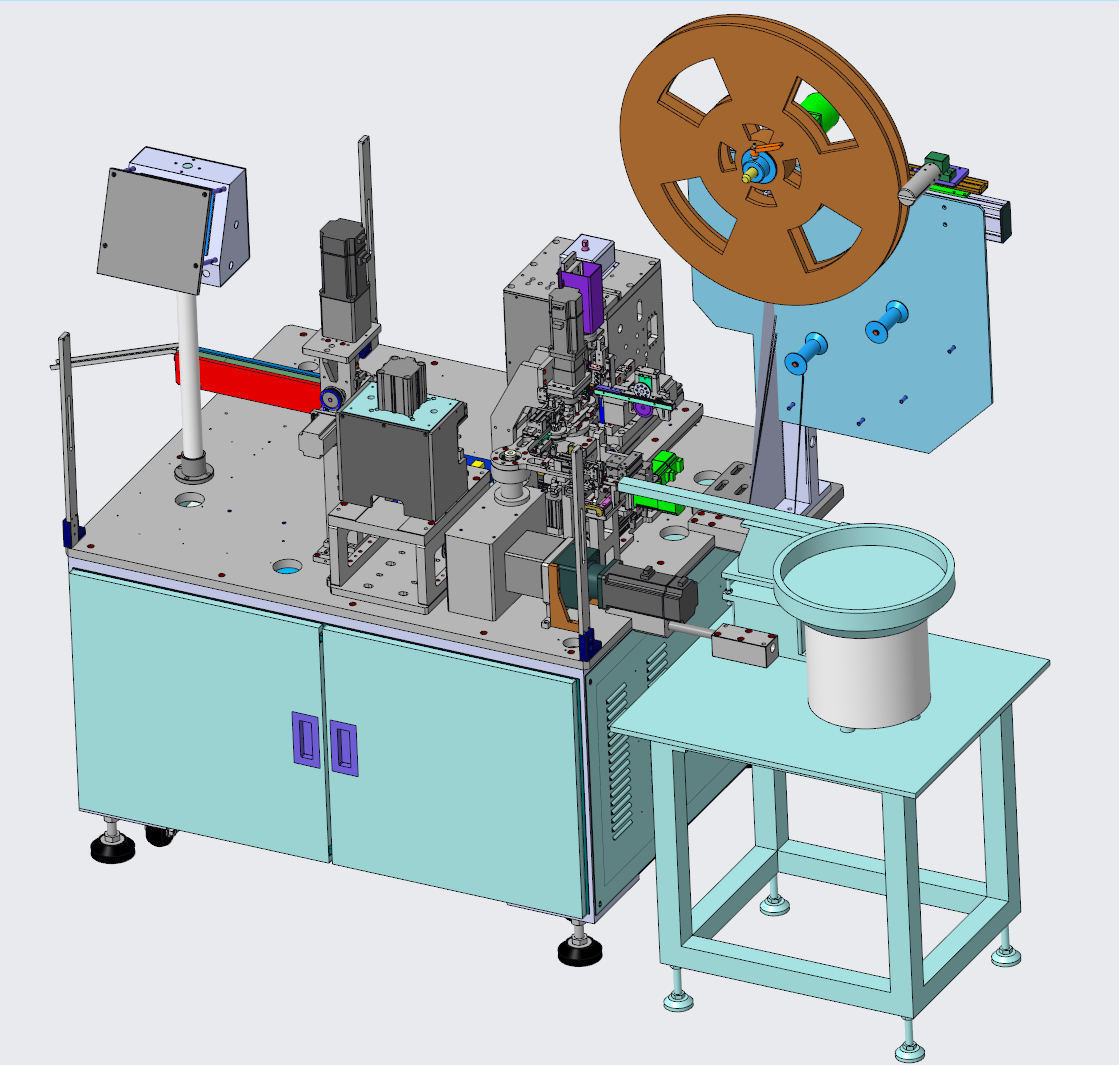 N313005-Complete Pin Insertion Machine Drawings & 3D Model (STP)