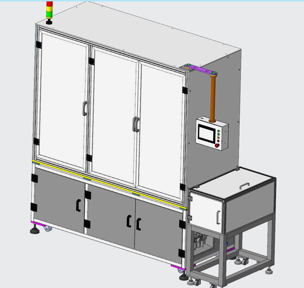 N313009-Cam-Type FPC Pin Insertion Machine 3D Model (STP)