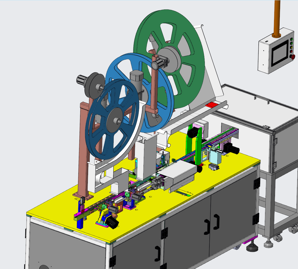 N313009-Cam-Type FPC Pin Insertion Machine 3D Model (STP)