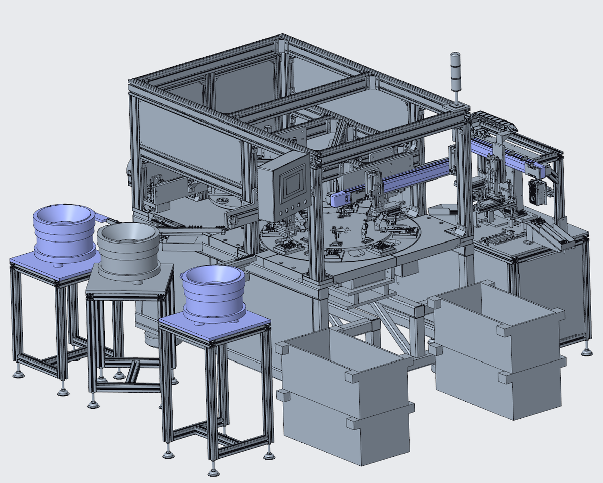 N313018-Mature & Stable Non-Standard Pin Insertion Equipment 3D Drawings (STEP)
