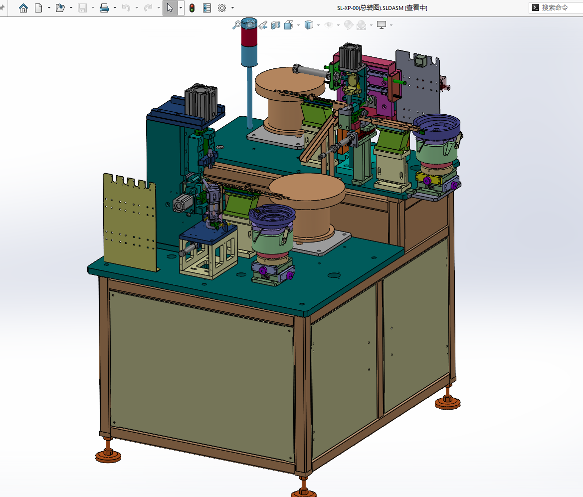 N313032-Non-Standard Precision Watch Parts Fork & Pin Assembly Machine 3D Model (SolidWorks)