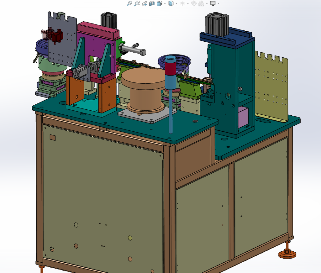N313032-Non-Standard Precision Watch Parts Fork & Pin Assembly Machine 3D Model (SolidWorks)