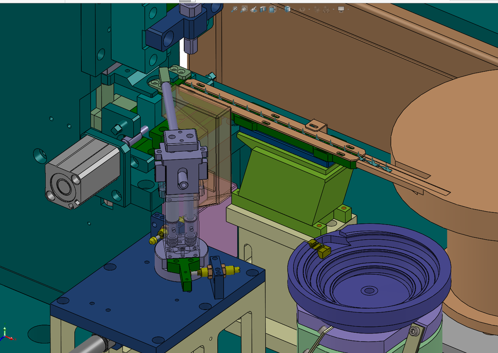 N313032-Non-Standard Precision Watch Parts Fork & Pin Assembly Machine 3D Model (SolidWorks)