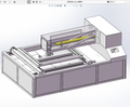 N314029-Die Laser Cutting Machine 3D Model (Solidworks)