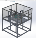 N314032-Cutting Machine Feeding Mechanism 3D Drawing (Solidworks)