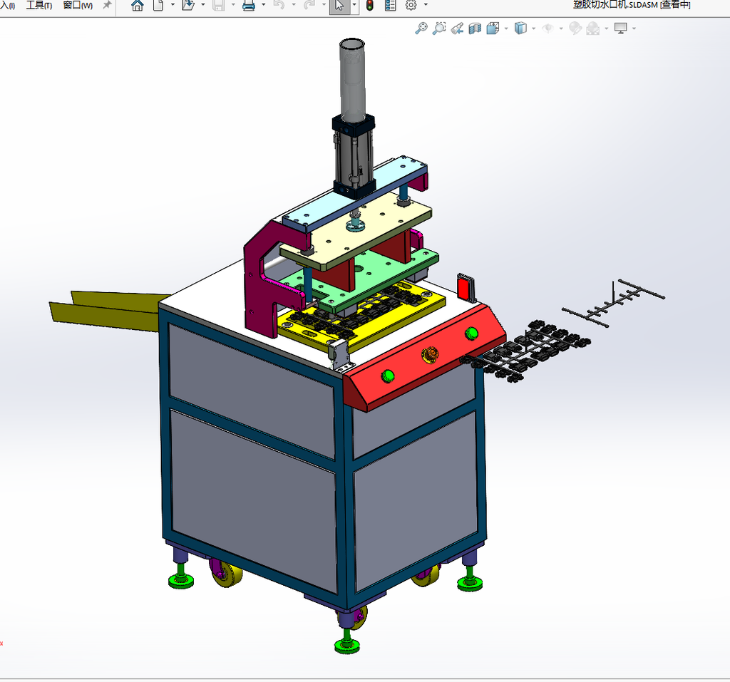N314047-Plastic Runner Cutting Machine