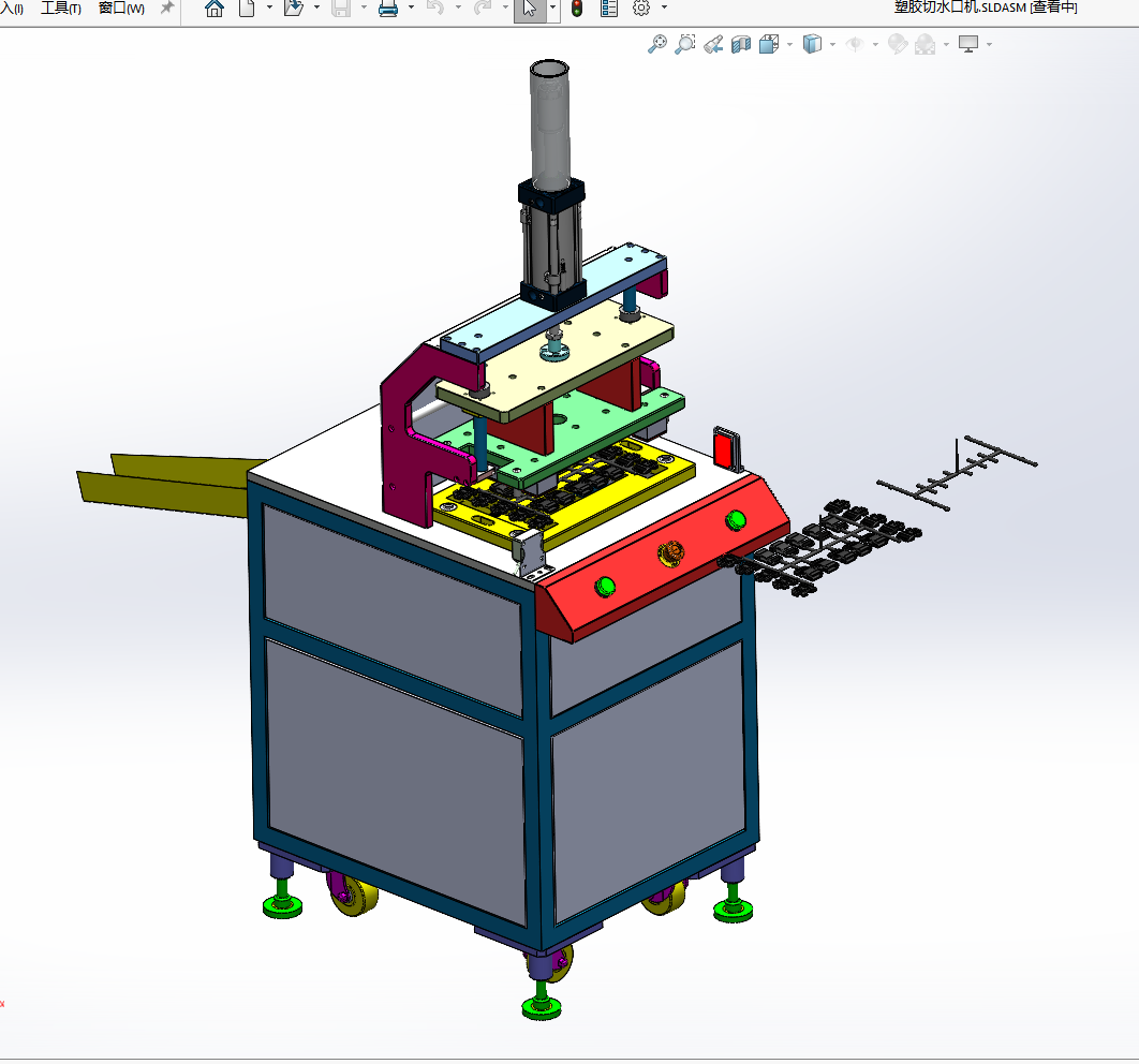 N314047-Plastic Runner Cutting Machine