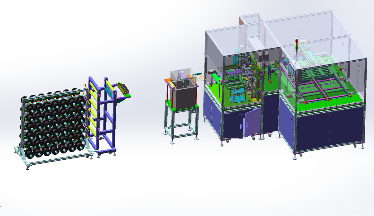 N314070-Wire Taping, Laser Cutting & Collection Automatic Line