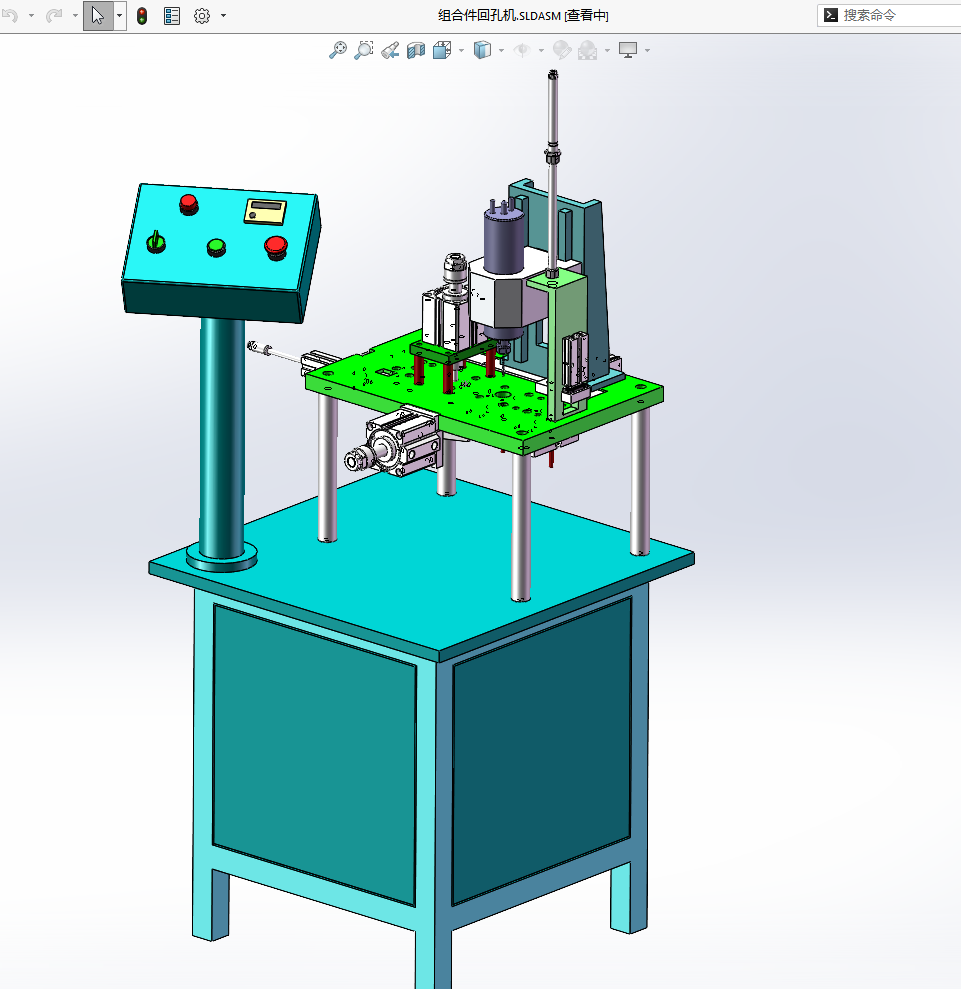 N323011 - Automatic Hole Reaming Machine 3D Digital Model Drawings, Designed by Solidworks