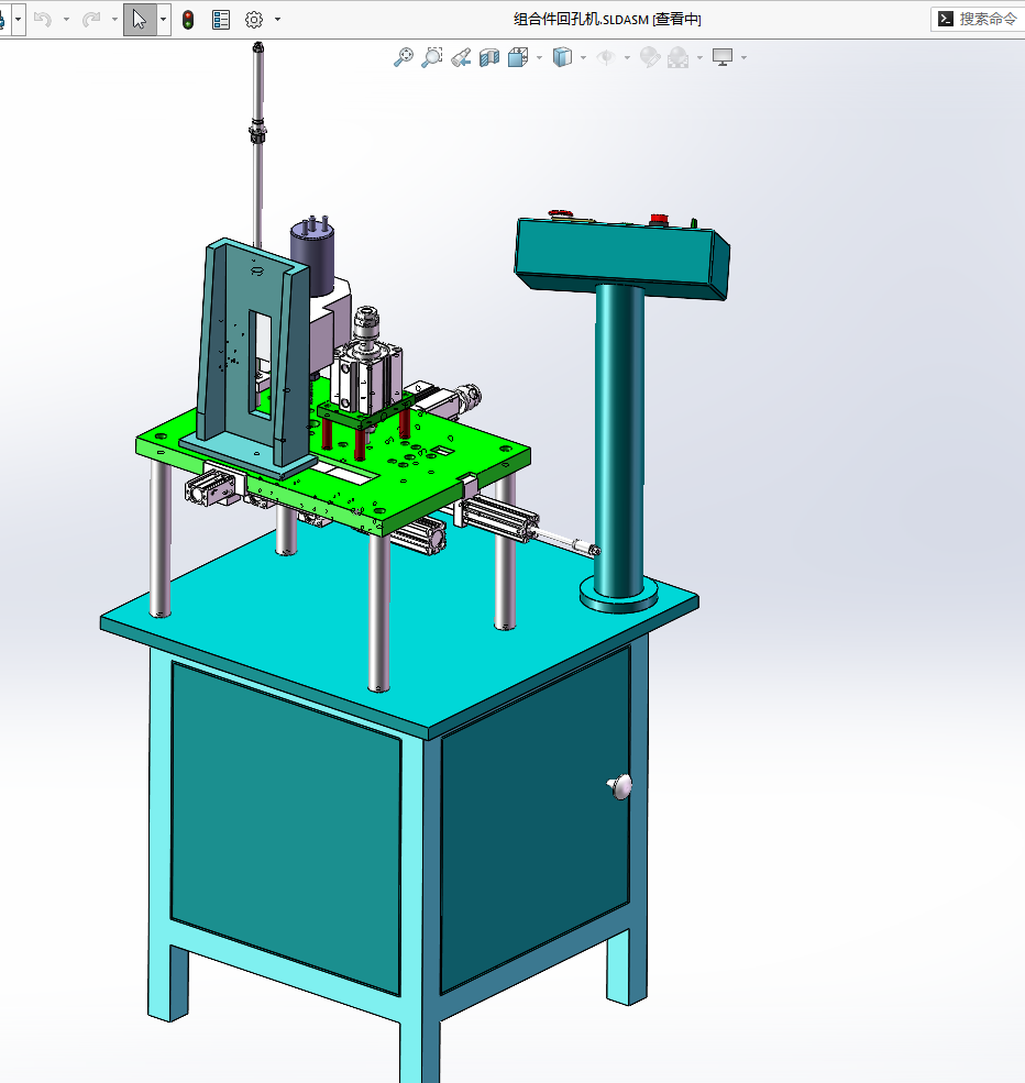 N323011 - Automatic Hole Reaming Machine 3D Digital Model Drawings, Designed by Solidworks