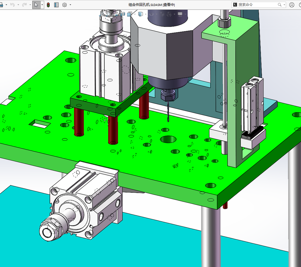 N323011 - Automatic Hole Reaming Machine 3D Digital Model Drawings, Designed by Solidworks