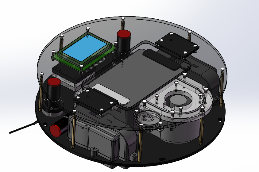 N346001 - DIY Sweeping Robot 3D Drawings, Designed by SOLIDWORKS
