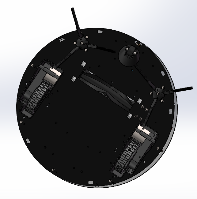N346001 - DIY Sweeping Robot 3D Drawings, Designed by SOLIDWORKS