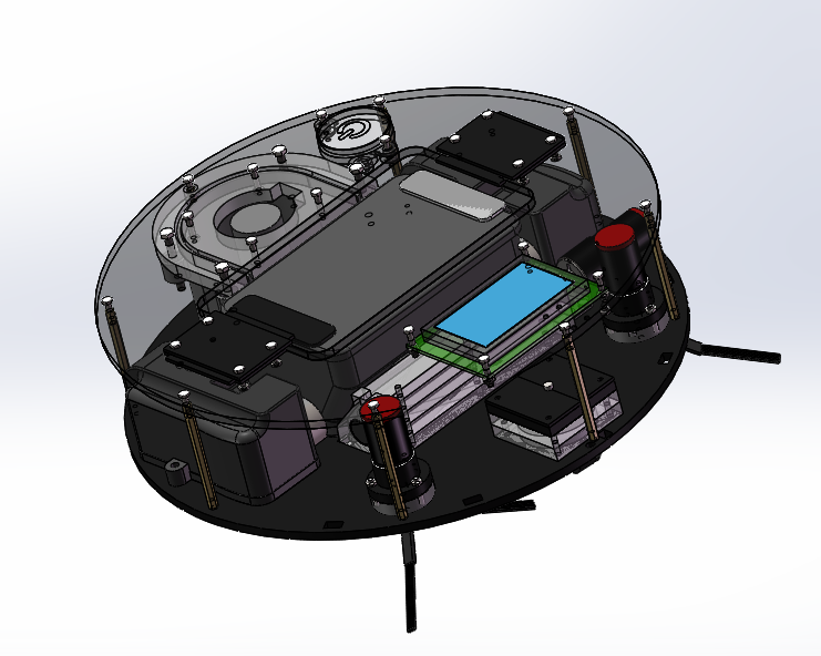 N346001 - DIY Sweeping Robot 3D Drawings, Designed by SOLIDWORKS
