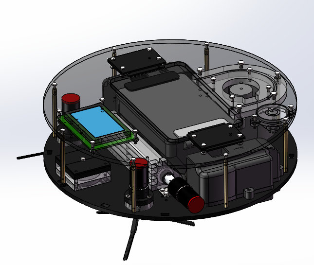 N346001 - DIY Sweeping Robot 3D Drawings, Designed by SOLIDWORKS