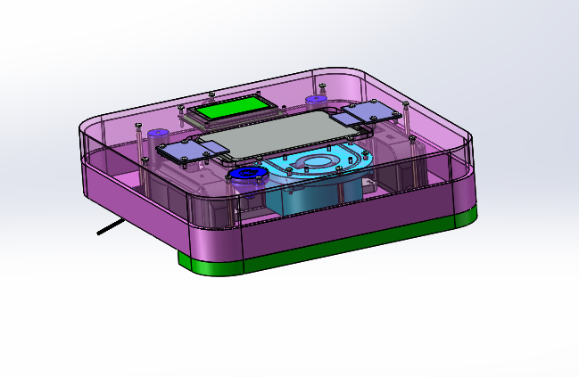 N346006 - Sweeping Robot Design Model Drawings, Designed by Solidworks with STEP & X_T Format