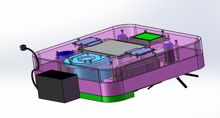N346006 - Sweeping Robot Design Model Drawings, Designed by Solidworks with STEP & X_T Format
