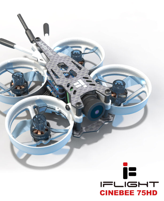 N348005 - IFLIGHT Cinebee 75HD Quadcopter UAV 3D Drawings, Designed by Solidworks