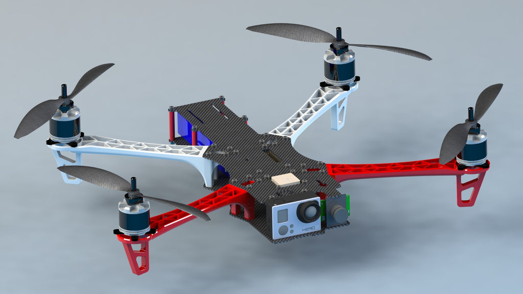 N348020 - TBS Discovery Quadcopter Aerial UAV Drawings