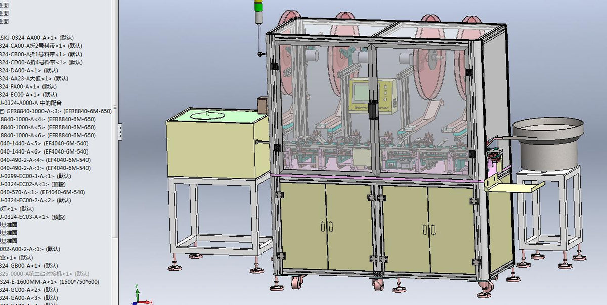 N313001-BU Connector Terminal Insertion Machine 3D Model (Solidworks + STEP)