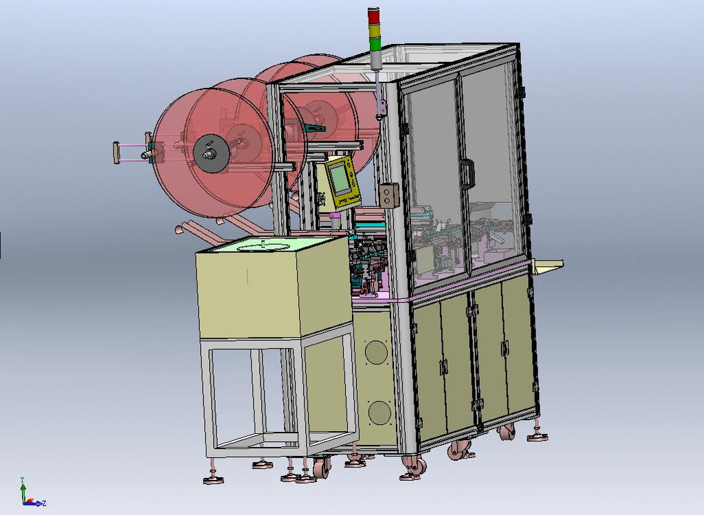 N313001-BU Connector Terminal Insertion Machine 3D Model (Solidworks + STEP)