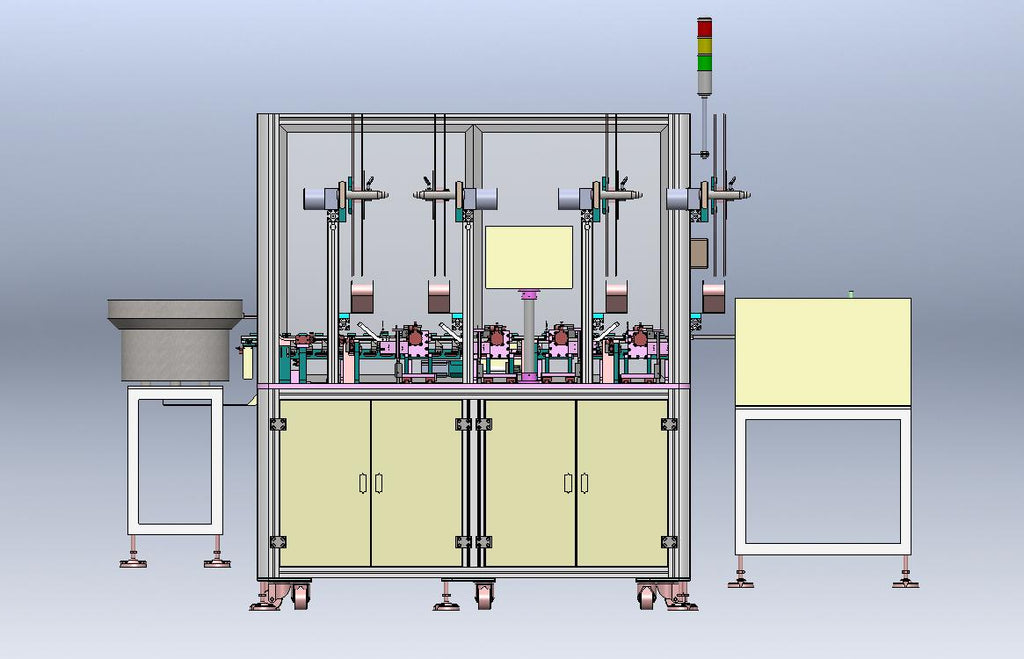 N313001-BU Connector Terminal Insertion Machine 3D Model (Solidworks + STEP)