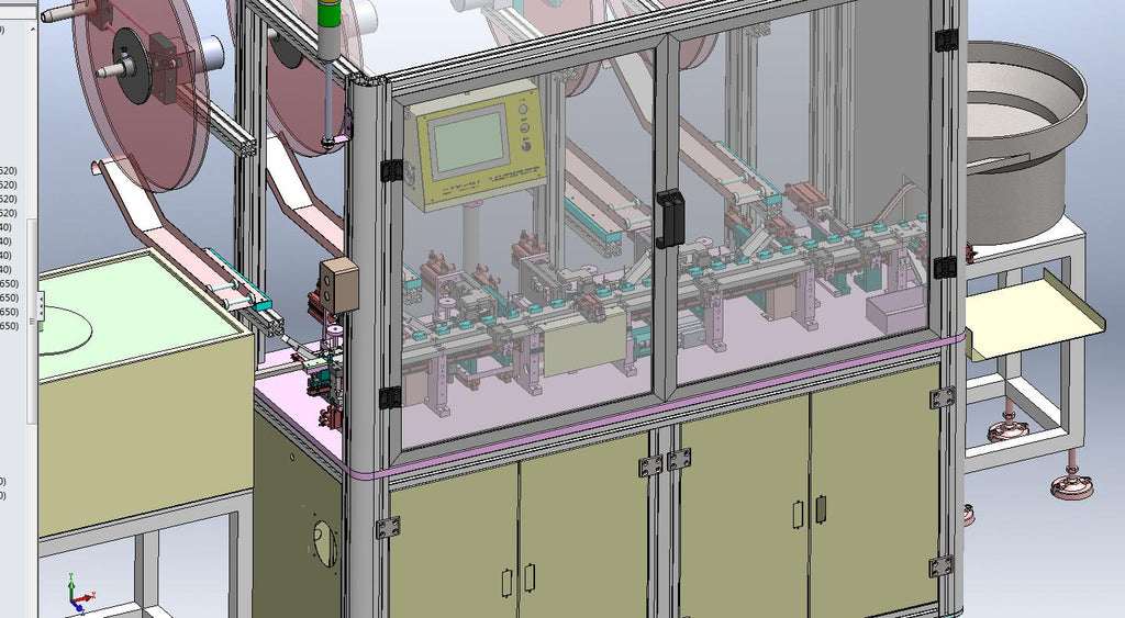 N313001-BU Connector Terminal Insertion Machine 3D Model (Solidworks + STEP)