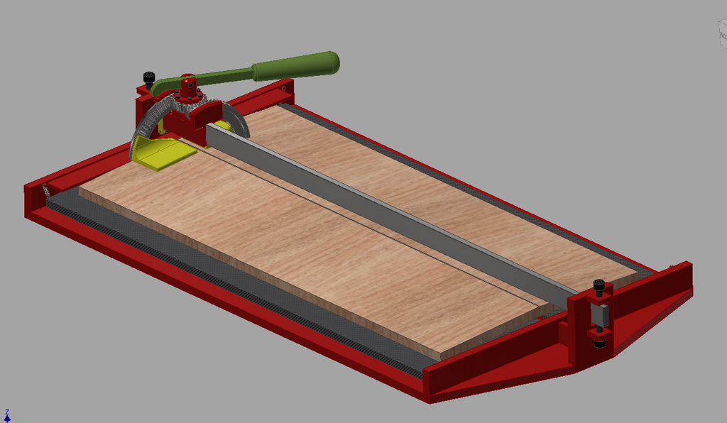 N314055-Manual Tile Cutting Machine 3D Model (STP)
