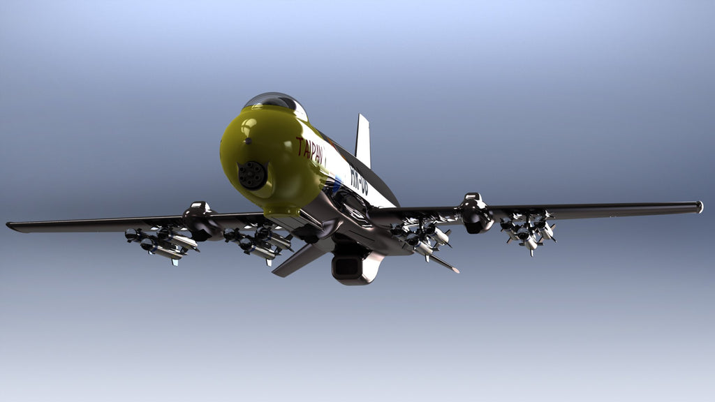 N348012 - Taipan UAV 3D Model Drawings, Designed by Solidworks