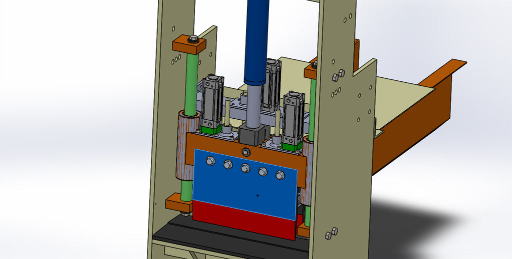 N314021-Wood Cutter Mechanism 3D Drawing (IGS Format)