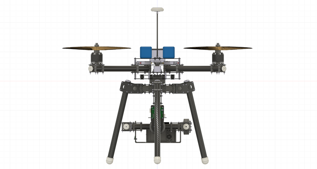 N348015 - X4 Aerial Quadcopter UAV 3D Model Drawings, STP Format
