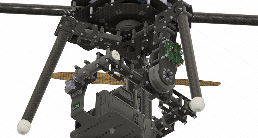 N348015 - X4 Aerial Quadcopter UAV 3D Model Drawings, STP Format