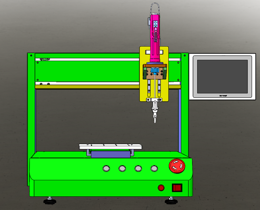 N304022 - Typical XYZ Table-type 3-axis Screw Machine, Blowing-type Screw Locking Machine