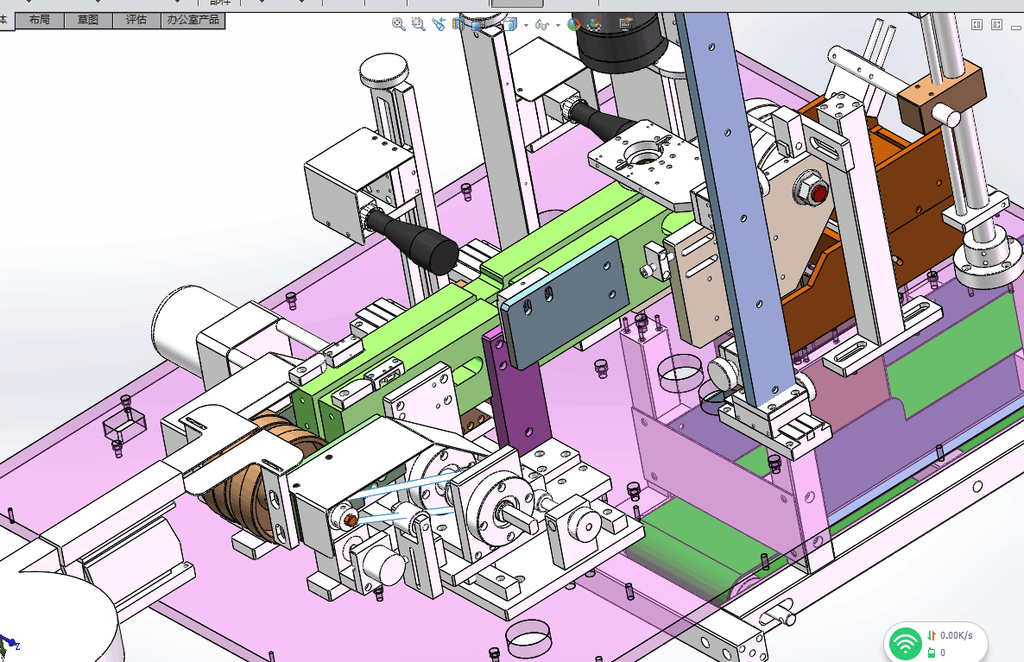 N305058 - Complete Original 3D Drawings of Steel Belt Screw Visual Inspection Machine