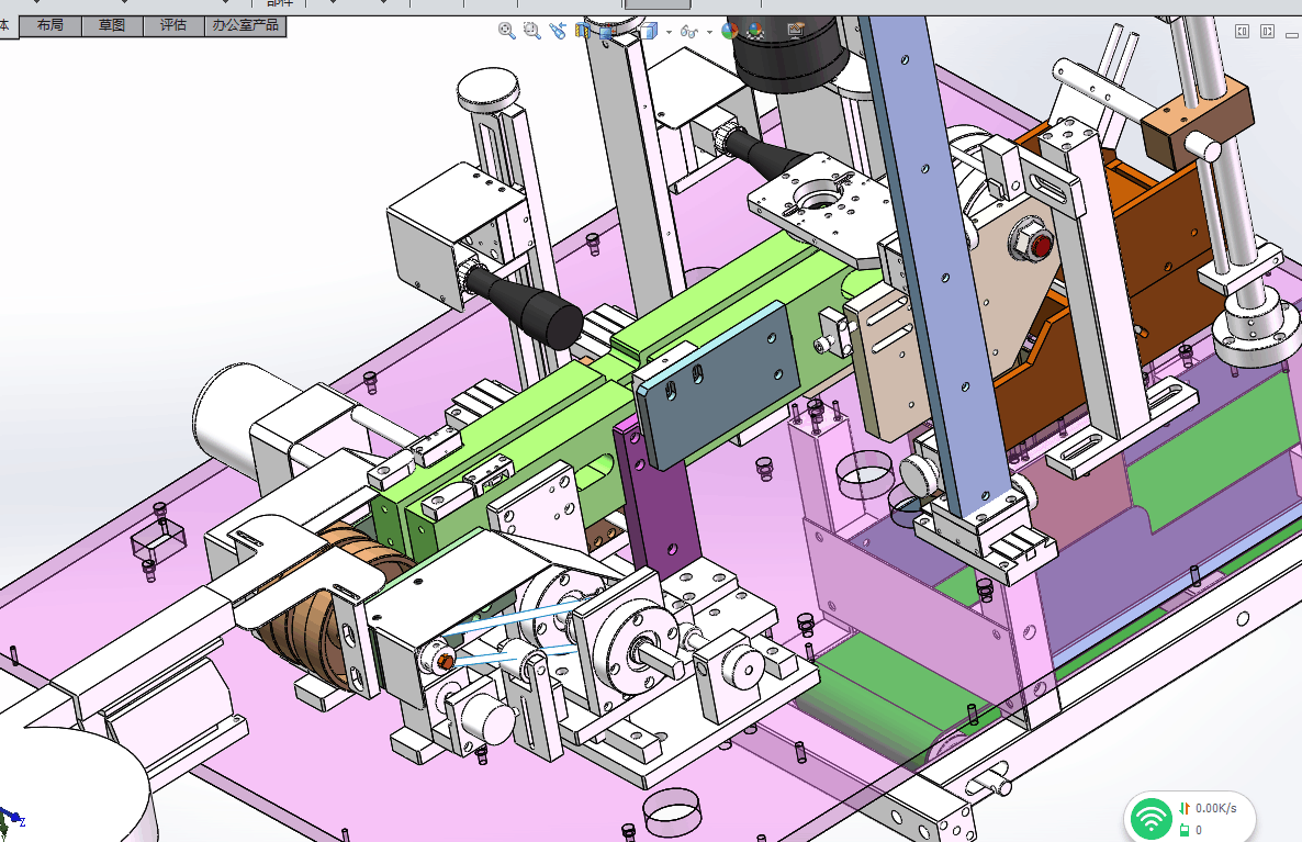 N305058 - Complete Original 3D Drawings of Steel Belt Screw Visual Inspection Machine