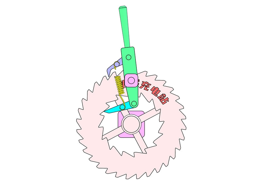 D0354 Ratchet & Pawl Mechanism