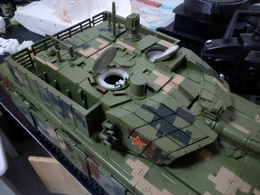 N349005 - ZTZ-99A Tank Toy 3D Printing Drawings, STL Format