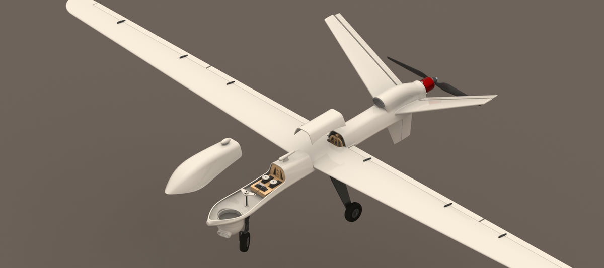N348008 - MQ-9 UAV 3D Model Drawings