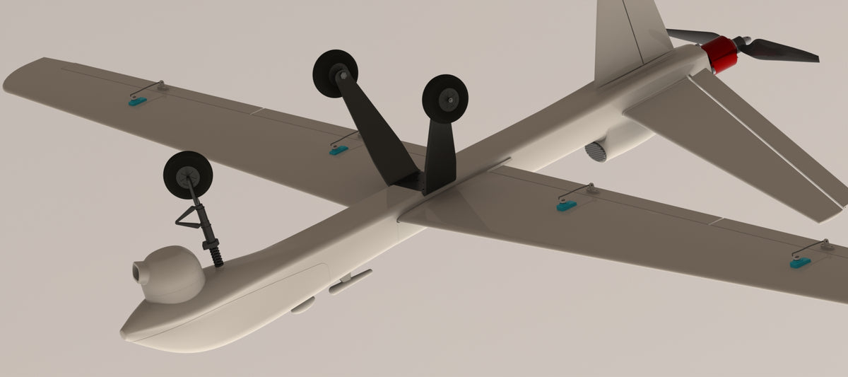 N348008 - MQ-9 UAV 3D Model Drawings