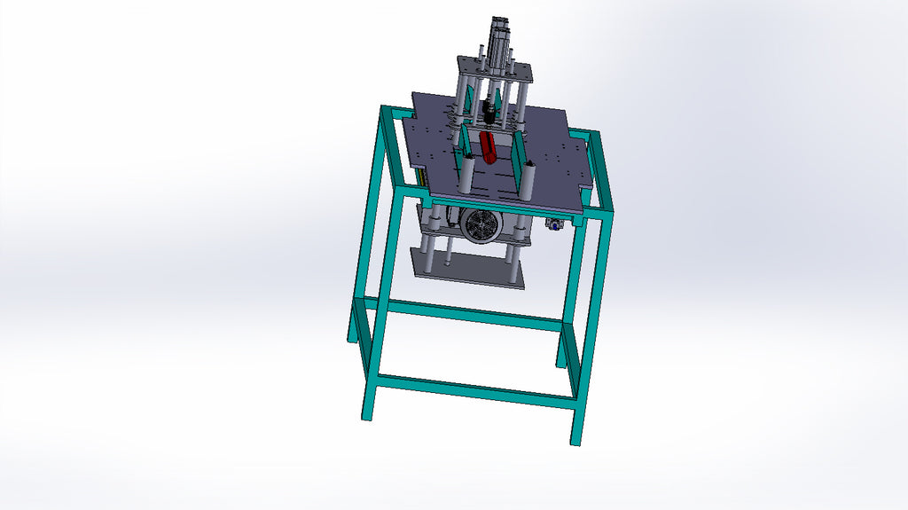 N314046-Plastic Pipe Cutting Machine 3D Model (X_T)