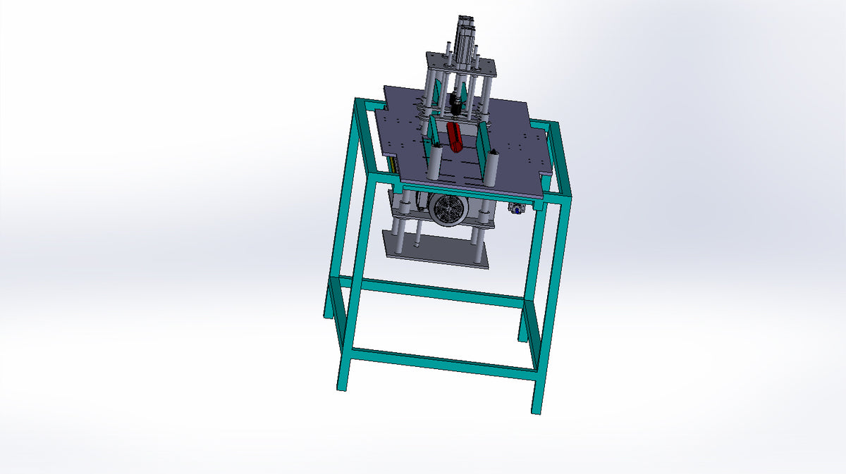 N314046-Plastic Pipe Cutting Machine 3D Model (X_T)