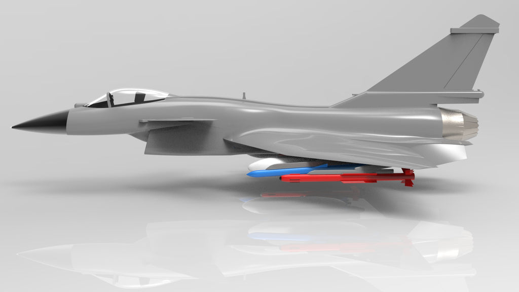 N349002 - J-10B Fighter Contour Line 3D Model Drawings, Designed by CATIA, with STP