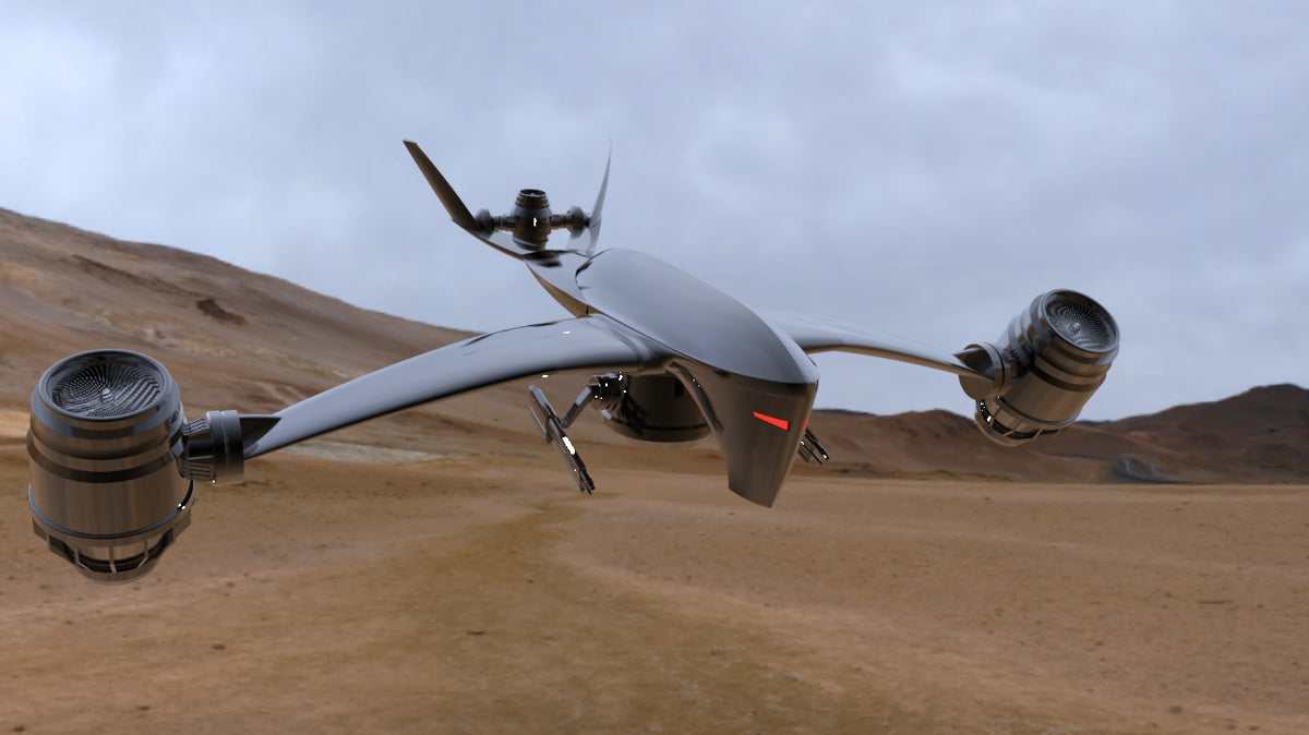 N348027 - Terminator-style UAV Appearance 3D Drawings, STP Format